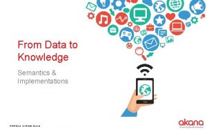 From Data to Knowledge Semantics Implementations 2015 Akana