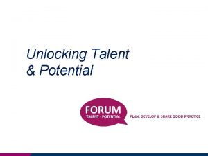 Unlocking Talent Potential schools have to prepare students