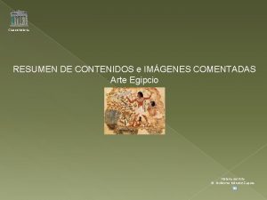 Claseshistoria RESUMEN DE CONTENIDOS e IMGENES COMENTADAS Arte