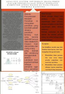 ANALISIS SISTEM INFORMASI MANAJEMEN DALAM PENGELOLAAN SURAT BERBASIS