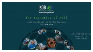 The Economics of Hajj International Hajj Conference 27