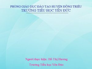 PHNG GIO DC O TO HUYN NG TRIU