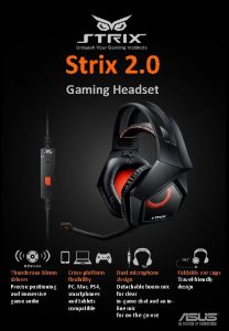 Strix 2 0 Gaming Headset Thunderous 60 mm