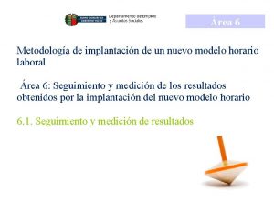 rea 6 Metodologa de implantacin de un nuevo