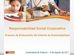 Responsabilidad Social Corporativa Proceso de Elaboracin del Informe