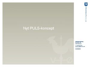 Nyt PULSkoncept Albertslund Kommune Nordmarks All 2620 Albertslund