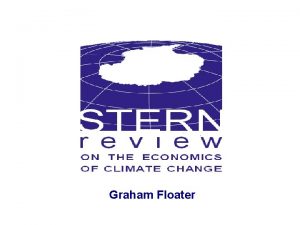 Graham Floater What is the economics of climate