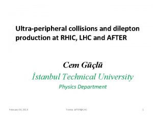 Ultraperipheral collisions and dilepton production at RHIC LHC