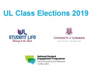 UL Class Elections 2019 Class Reps Elections 2019