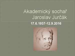Akademick socha Jaroslav Jurk 17 6 1937 12