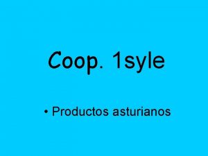 Coop 1 syle Productos asturianos QUESO AFUEGAL PITU