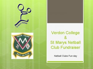 Verdon College St Marys Netball Club Fundraiser Netball