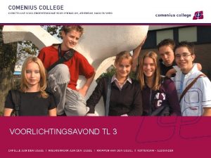 VOORLICHTINGSAVOND TL 3 PROGRAMMA PLENAIR EXAMENPROGRAMMA PTA VOORBEELDEN