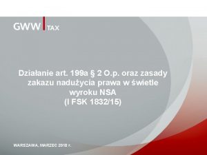 Dziaanie art 199 a 2 O p oraz