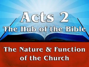 The Nature of the Church The Eternal Nature