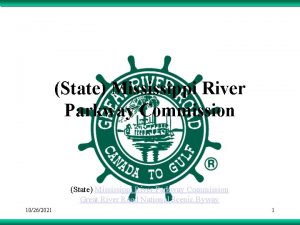 State Mississippi River Parkway Commission Great River Road