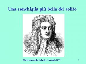 Una conchiglia pi bella del solito Maria Antonella