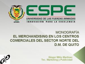 MONOGRAFA EL MERCHANDISING EN LOS CENTROS COMERCIALES DEL