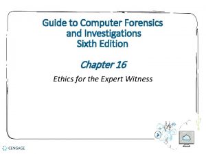 Guide to Computer Forensics and Investigations Sixth Edition