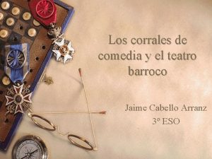 Los corrales de comedia y el teatro barroco