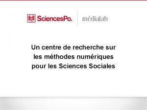 Un centre de recherche sur les mthodes numriques