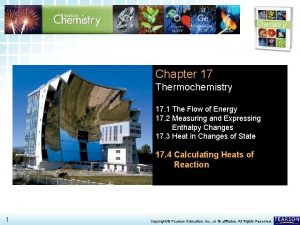 17 4 Calculating Heats of Reaction Chapter 17