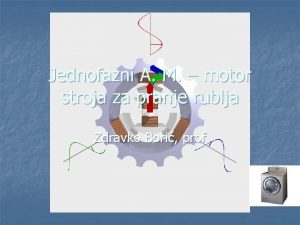 Jednofazni A M motor stroja za pranje rublja