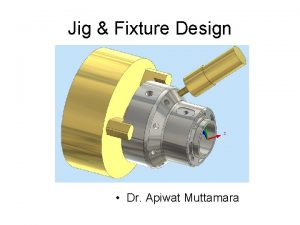 Jig Fixture Design Dr Apiwat Muttamara Magnetic chuck