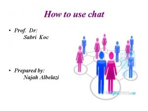 How to use chat Prof Dr Sabri Koc
