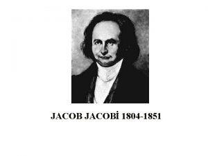 JACOB 1804 1851 Carl Gustov Jacobi Prusya da