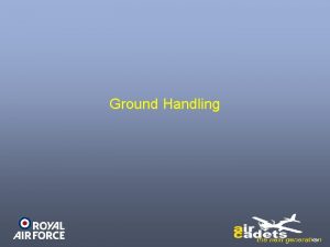 Ground Handling Recap Aircraft Maintenance Ground Handling Seeing