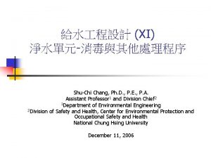 XI ShuChi Chang Ph D P E P