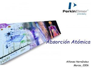 Absorcin Atmica Alfonso Hernndez Marzo 2006 Qu es