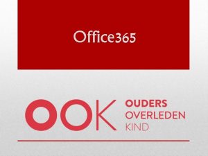 Office 365 OFFICE 365 SHAREPOINT Teamsite Sharepoint plek