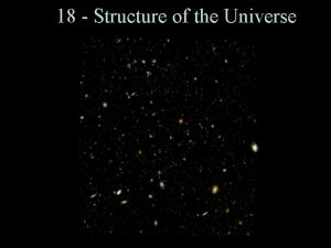 18 Structure of the Universe Extragalactic Distance Scale