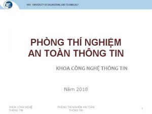 PHNG TH NGHIM AN TON THNG TIN KHOA