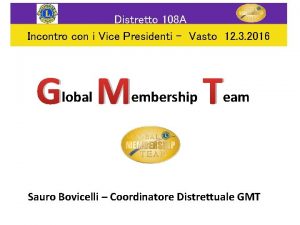 Distretto 108 A Incontro con i Vice Presidenti