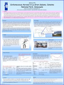 es Abstract 49 Carbonaceous Aerosol in La Gran