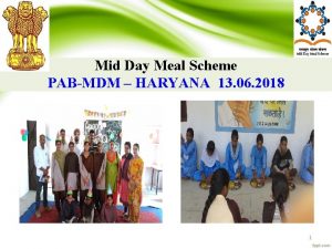 Mid Day Meal Scheme PABMDM HARYANA 13 06