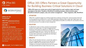 Office 365 Offers Partners a Great Opportunity for