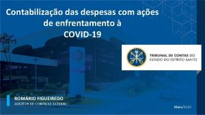 Contabilizao das despesas com aes de enfrentamento COVID19