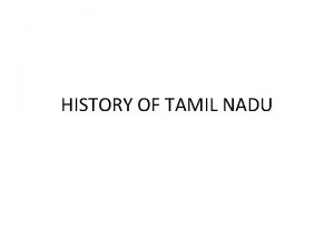 HISTORY OF TAMIL NADU Sangam Age Meaning The