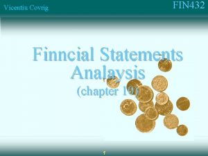 FIN 432 Vicentiu Covrig Finncial Statements Analaysis chapter