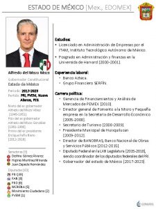 ESTADO DE MXICO Mex EDOMEX Estudios Licenciado en