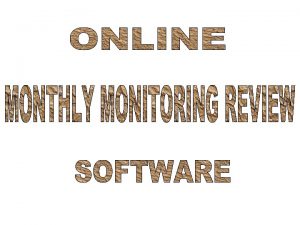 USER MANUAL MMR online software is an user