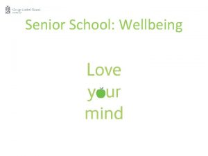 Senior School Wellbeing Wellbeing Context Mindfulness St Georges