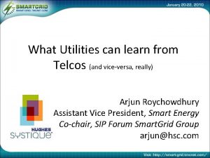 What Utilities can learn from Telcos and viceversa