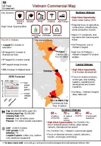 Vietnam Commercial Map Northern Vietnam Key Sectors Education