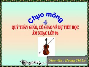 Gia o vin Hoa ng Thi Lo Kim