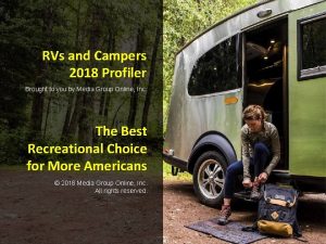 RVs and Campers 2018 Profiler Brought to you